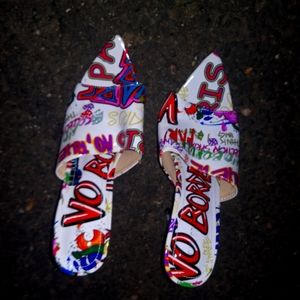 Cape Robbin Graffiti Heels